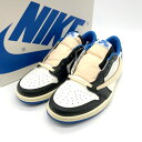 【中古】 NIKE Travis Scott Fragment Air Jordan 1 Low DM7866-140 スニーカー エアジョーダン 男女兼用 25.0 マルチカラー系 ナイキ 靴 B0721◆