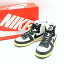 【中古】 NIKE TERMINATOR HIGH PRM スニーカー ターミネーター ハイ FD0394-030 ファントム 新品同様 箱付き 美品 メンズ 26.5cm ブラック ナイキ 靴 B1443◆