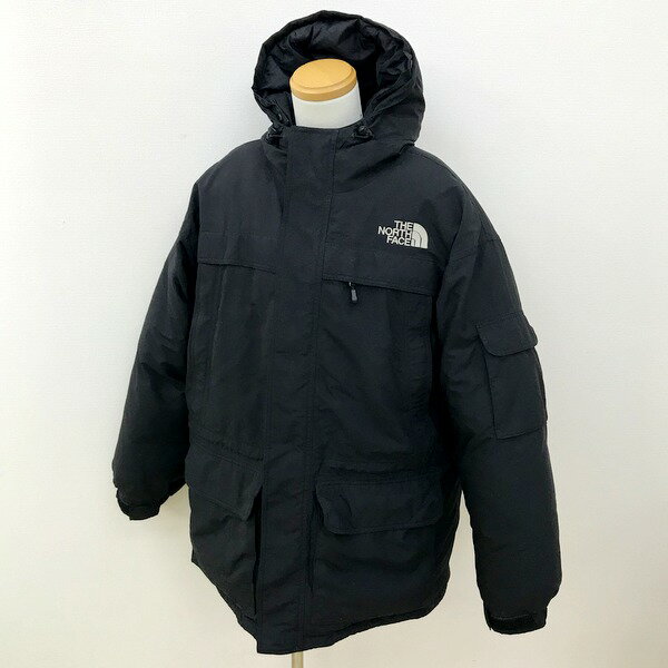 【中古】THE NORTH FACE マクマードパーカ ND01102 ダウンジャケット ブルゾン コート アウトドア スポーツ 防寒 メンズ Lサイズ ブラック ノースフェイス アウター N17748●