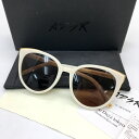 【中古】ADSR×The Dayz TOKYO SUGAR サングラス アイウェア メガネ 眼鏡 アイウェア キャットアイ型 レディース オフホワイト エーディーエスアール 服飾小物 N17862F●