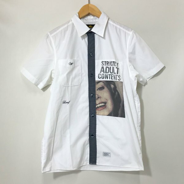 【中古】 WTAPS BD SS COPO SUCKER COOLMAX 半袖シャツ カジュアルシャツ メンズ Mサイズ ホワイト系 ダブルタップス トップス A2017◆