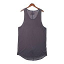 【中古】cvtvlist TANK TOP CTLS タンクトップ ノースリーブ ロング丈 ロゴ カットソー メンズ サイズ2 グレー カタリスト トップス D...