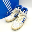 【中古】 adidas FORUM 84 HIGH AEC GZ6467 CLOUD WHITE BLUE ペイント加工 スニーカー メンズ サイズ29.0cm マルチカラー系 アディダス 靴 B8483◆