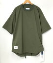 【中古】 WTAPS SMOCK SS CPTL DOBBY COOLMAX 231WVDT-SHM01S 半袖カットソー Tシャツ メンズ サイズ04 グリーン系 ダブルタップス トップス A2654◆