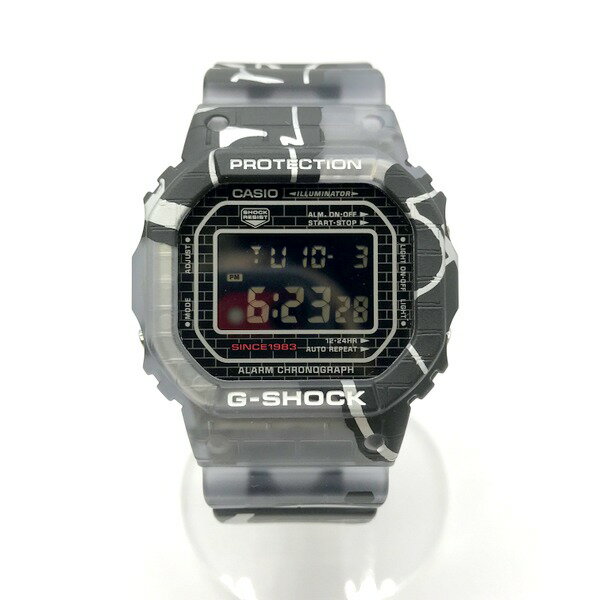  CASIO G-SHOCK DIGITAL 5000 SERIES DW-5000SS-1JR 腕時計 グラフィティアート 男女兼用 マルチカラー系 カシオ 服飾小物 B2995◆