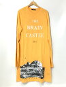 【中古】 UNDERCOVER BRAIN CASTLE ロンT 長袖 カットソー コットン MADE IN JAPAN メンズ サイズ3 オレンジ系 アンダーカバー トップス A3013◆