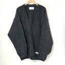 【中古】 WACKO MARIA CLASSIC CARDIGAN カーディガン カジュアル メンズ XXLサイズ グレー ワコマリア トップス A3107◆