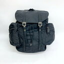 【中古】PORTER バックパック リュック デイパック バッグ ナイロン 大容量 吉田カバン メンズ ブラック ポーター 鞄 DF8704■