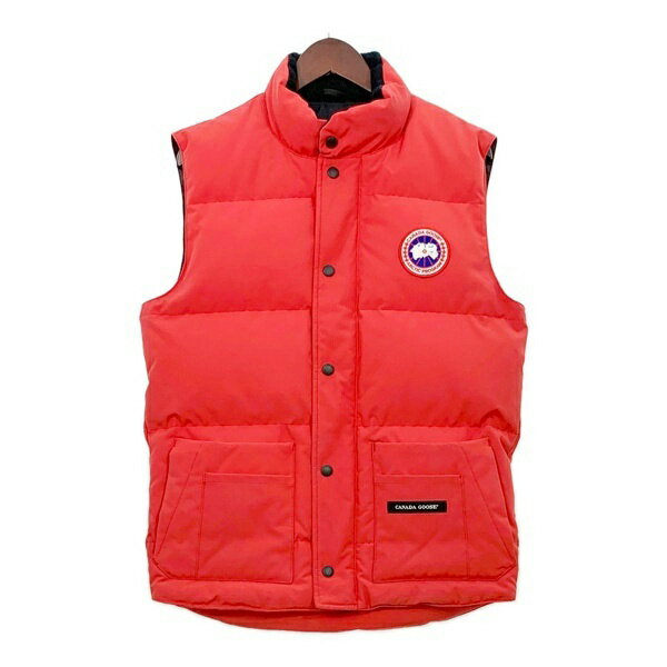 カナダグース FREESTYLE CREW VEST ダウンベスト フリースタイルクルーベスト 4154M 防寒 アウトドア メンズ XSサイズ レッド CANADA GOOSE アウター DM10099■