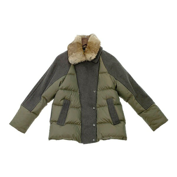 【中古】plumpynuts ファー付き ダウンジャケット PF015FC041 ブルゾン ジャンパ