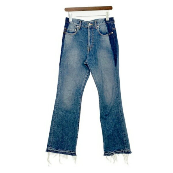 yÁzWG_ USED FLARE DENIM PANTS [YhtAfjpc W[Y JbgIt _[WH { Y 2 M CfBS JieDa Y{ DM10856