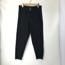 【中古】 ロシア軍80年代 スリーピングパンツ ヘリンボーン地 テーパード パジャマ ルームウェア 部屋着 薄手 メンズ XS~Sサイズ相当 ブラック ボトムス A10570◆