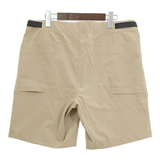 【中古】ホカオネオネ SKY SHORT スカイショーツ ショートパンツ ハーフパンツ 短パン カジュアル メンズ Lサイズ ベージュ HOKA ONE ONE ズボン DM11963■