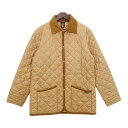 【中古】ラベンハム キルティングジャケット DENHAM-AW13 コート ブルゾン 中綿 無地 カジュアル メンズ サイズ36 ブラウン LAVENHAM ア...