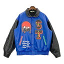 【中古】SAINT MICHAEL DENIM TEARS 23AW DT_VARSITYJKT バーシティジャケット スタジャン SM-A23-0000-C2...