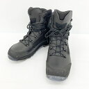 【中古】LOWA ELITE EVO GTX トレッキングブーツ シューズ レースアップ アウトドア 登山 メンズ 27cm ブラック ローバー 靴 DF13681■