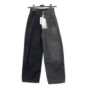 【中古】MM6 Maison Margiela PANTS 5 POCKETS バイカラー ワイド ジーンズ デニムパンツ 未使用 S62LB0169 MTN0...