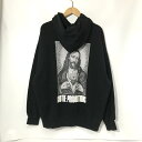 【中古】 COOTIE パーカー PRINT SWEAT HOODIE JESUS バックプリント フーディー 裏毛 ロゴ 古着 スウェット メンズ Mサイズ ...