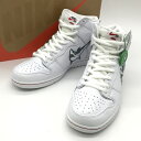 【中古】 NIKE SB DUNK HIGH PRO ISO OSKI スニーカー 新品同様 DC8908-105 ハイカット スニーカー シャーク カジュアル メンズ 28.5 ホワイト ナイキ 靴 B12833◆