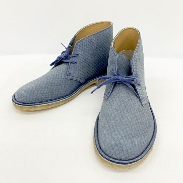 【中古】クラークス DESERT BOOTS SNAKE デザートブーツ チャッカブーツ シューズ スネーク 26106709 レザー スエード メンズ 27....