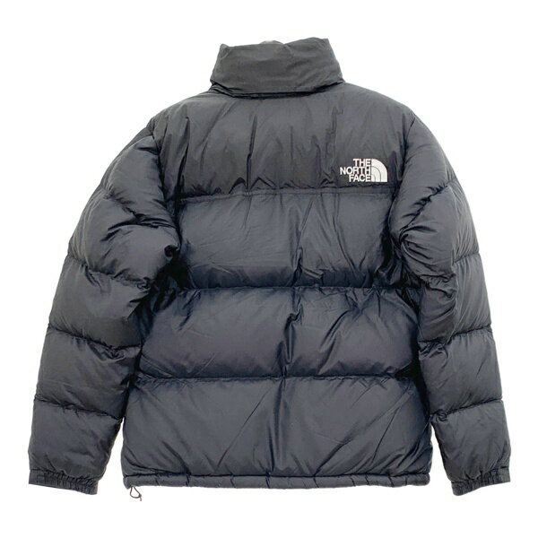 【中古】THE NORTH FACE ヌプシダウンジャケット ND92335 ブルゾン コート ジャンパー フード付き ナイロン 無地 アウトドア メンズ Lサイズ ブラック ノースフェイス アウター DM14275■