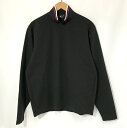 【中古】 kolor 長袖 カットソー 美品 24WCM-T05203 ロンT ロングスリーブ ハイネック 襟付き カジュアル メンズ サイズ3 Lサイズ相当 ブラック カラー トップス A13431◆(4)