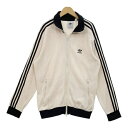 【中古】adidas originals アディカラーワッフルクラシックトラックトップ HR3307 トラックジャケット ジャージ ブルゾン コットン 袖ライン...