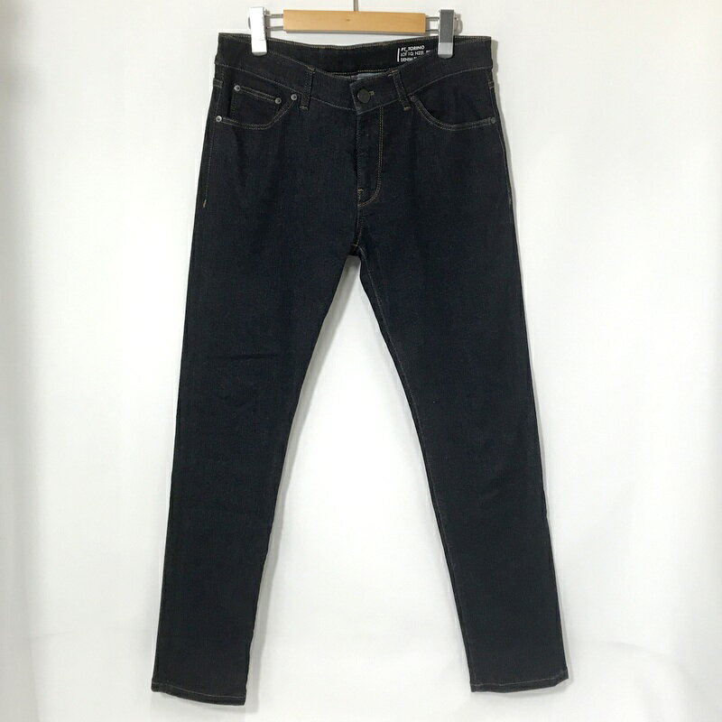 【中古】 PT TORINO ストレッチ デニムパンツ 美品 ジーンズ Gパン スキニージーンズ パンツ カジュアル メンズ サイズ31 Mサイズ相当 インディゴ ピーティートリノ ボトムス A13670◆