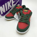 【中古】 NIKE SB DUNK LOW PRO PRM スニーカー 新品同様 FZ1287-300 ローカット シューズ SEATTLE SUPERSONICS カジュアル メンズ 26.5cm レッド グリーン ナイキ 靴 B13945◆