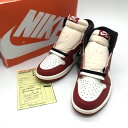 【中古】 Nike ナイキ スニーカー Air Jordan 1 High OG DZ5485-612 新品同様 エアジョーダン1 ハイ OG メンズ 26cm ホワイト レッド ブラック 靴 B13968◆