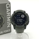 【中古】 GARMIN ガーミン スマートウォッチ Instinct 2X タフネス GPSウォッチ メンズ カーキ 服飾小物 B14035◆