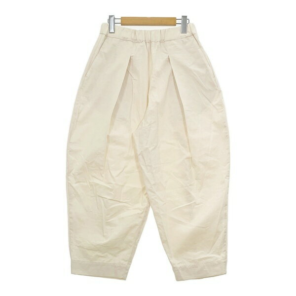 【中古】yui 結 ユイ パンツ ボトムス WIDE TUCK EASY TROUSERS ワイドタ