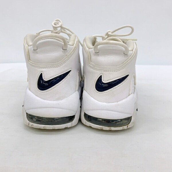 【中古】NIKE ナイキ AIR MORE UPTEMPO 96 スニーカー DH8011-100 white midnight navy エア モア アップテンポ メンズ 28.5cm ホワイト 靴 DF16316■