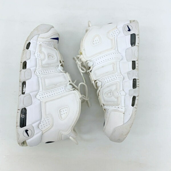 【中古】NIKE ナイキ AIR MORE UPTEMPO 96 スニーカー DH8011-100 white midnight navy エア モア アップテンポ メンズ 28.5cm ホワイト 靴 DF16316■
