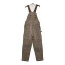 Carhartt カーハート オーバーオール XLサイズ相当 ブラウン ボトムス A13453◆