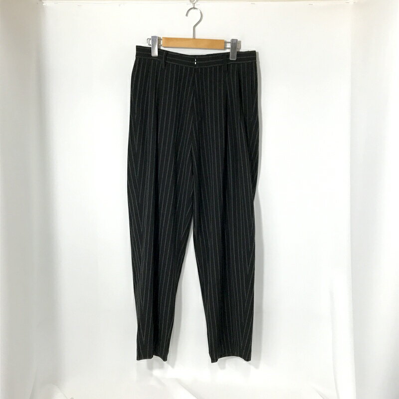【中古】 superNova スーパーノヴァ パンツ スラックス ストライプ メンズ Mサイズ ブラック ボトムス ..