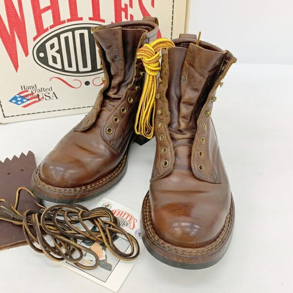 【中古】WHITE'S BOOTS ホワイツブーツ ワークブーツ シューズ Smoke Jumper 350 スモークジャンパー メンズ US7.5 25.5c...