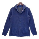 【中古】LARDINI ラルディーニ ウール ニットジャケット JFLJM02 AT43061 カーディガン メンズ XSサイズ ネイビー アウター DM170...