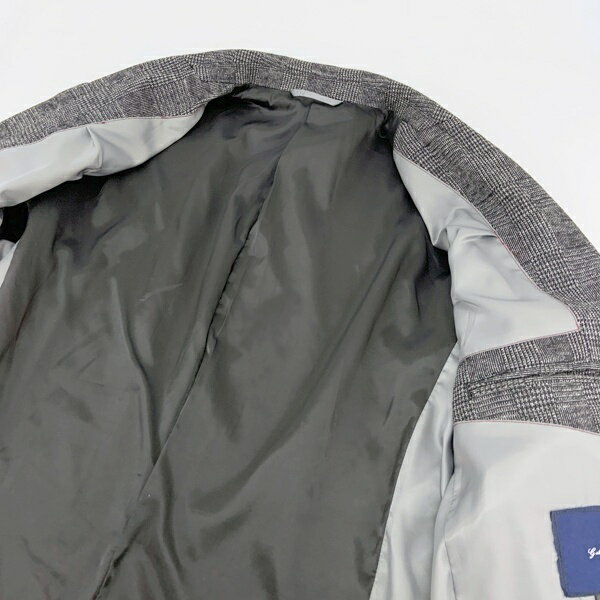 【中古】G-STAGE ジーステージ シングル スーツ セットアップ メンズ 上50 下48 グレー系 上下 DM17008■