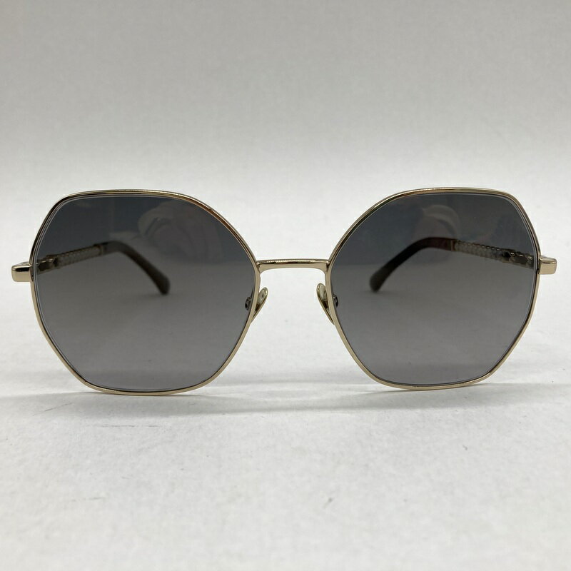 【中古】 CHANEL シャネル サングラス 4281-Q-H 眼鏡 アイウェア レディース 56□17 140 ブラック 服飾小物 B15017◆