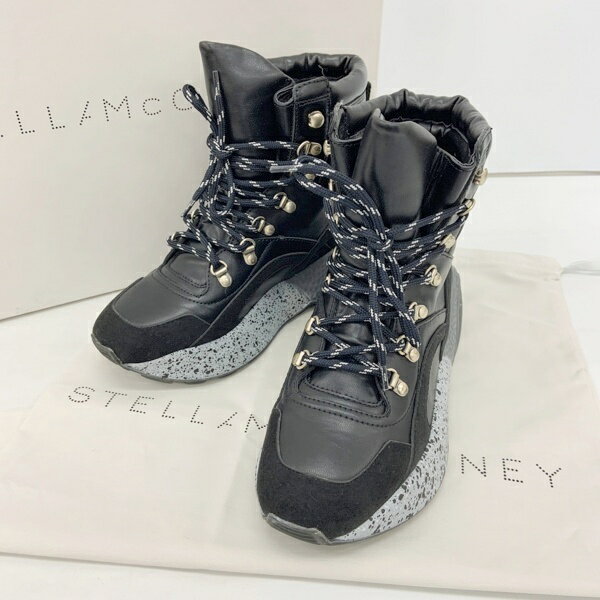 【中古】STELLA McCARTNEY ステラマッカートニー スニーカー シューズ ブーツ レディース サイズ35 ブ..