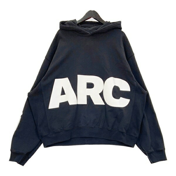 Rakuten - 【中古】B1ARCHIVE ビーワンアーカイブ スウェット パーカー フーディー トレーナー OVERSIZED HOODIE SIDE PANEL メンズ Lサイズ ブラック トップス DM17168■