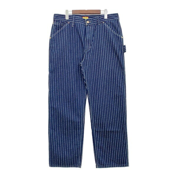 乐天商城 - 【中古】HUMAN MADE ヒューマンメイド ペインターパンツ ワークパンツ WABASH WORK PANTS HM29PT005 メンズ XLサイズ インディゴ ボトムス DM19101■