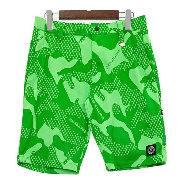 乐天商城 - 【中古】MARK&LONA マークアンドロナ ハーフパンツ ショーツ ゴルフウェア Vector Jewsey Shorts メンズ サイズ46 グリーン ボトムス DM19305■