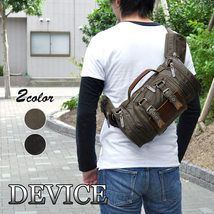 DEVICE バッグ メンズ ボディバッグ メンズ/DEVICE (デバイス) Work 4way リュック ボディバッグ ヒップバッグ ボストンバッグ [メンズ リュックサック 手提げバッグ 斜めがけバッグ 斜めがけ 自転車 バイク 旅行 A4] おしゃれ ブラック 黒 通学用 学生 大学生 高校生