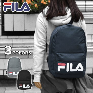 リュック レディース/FILA フィラ ポリキャンバス リュック リュックサック マザーズバッグ 通勤 通学 A4 大容量 バッグ 無地 シンプル 可愛い かわいい おしゃれ オシャレ 大人 大人女子 大きめ 軽い 軽量 遠足 背面ファスナー サイドファスナー ナイロン ブランド ロゴ