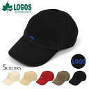 LOGOS ロゴス コットン ミクロ刺繍 ローキャップ /レディース メンズ 女性 男性 男女兼用 キャップ 帽子 CAP ロー ベースボールキャップ かっこい...