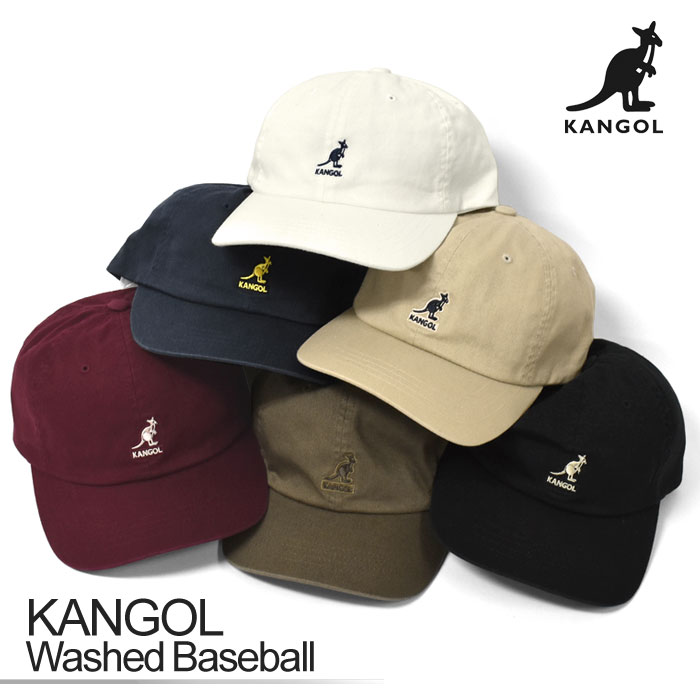 KANGOL（カンゴール）  ウォッシュド ベースボールキャップ