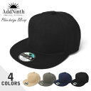 無地 ベースボールキャップ /メンズ レディース 男女兼用 キャップ 帽子 CAP 平ツバ フラットブリム フラットバイザー スナップバック サイズ調節 深め ...