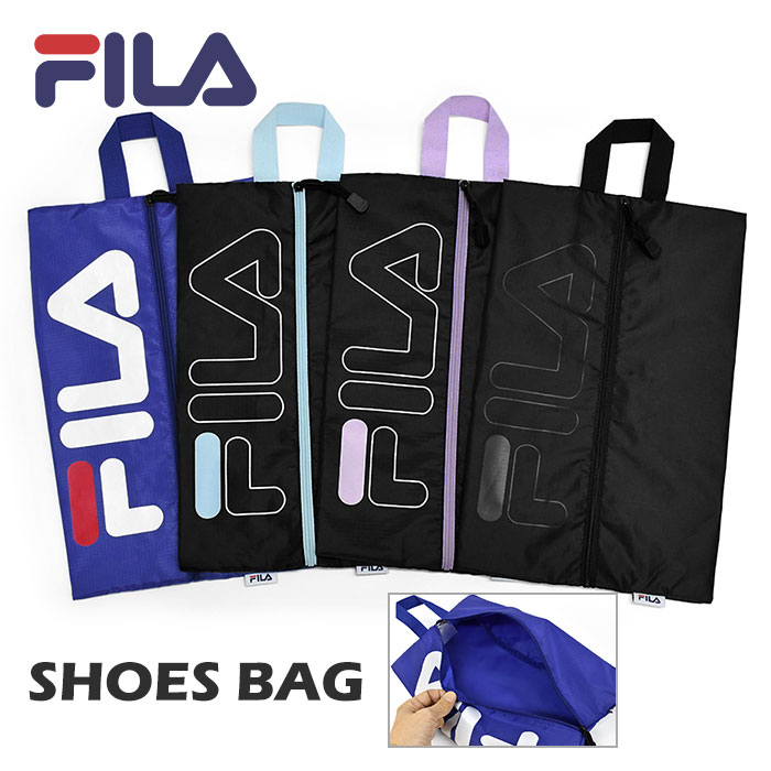 FILA フィラ リップストップ シューズバッグ /シューズケース レディース メンズ 大人 女の子 男の子 キッズ ジュニア 子供 幼稚園 小学生 高学年 中学生 高校生 通学 通園 入学 かわいい 可愛い おしゃれ 上履き入れ 上靴入れ 上靴袋 上履き 上靴 軽い 軽量 ブランド/ 1